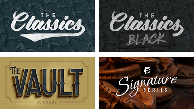 What is the difference between The Classics, The Vault, and The Signature Series collections?