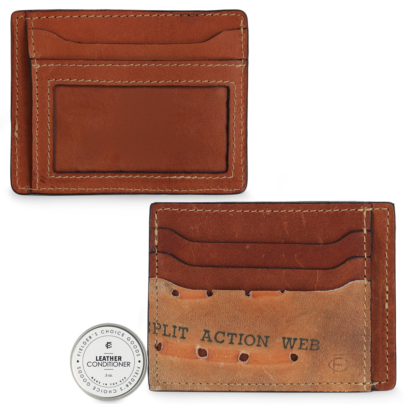 Split Action Card Case