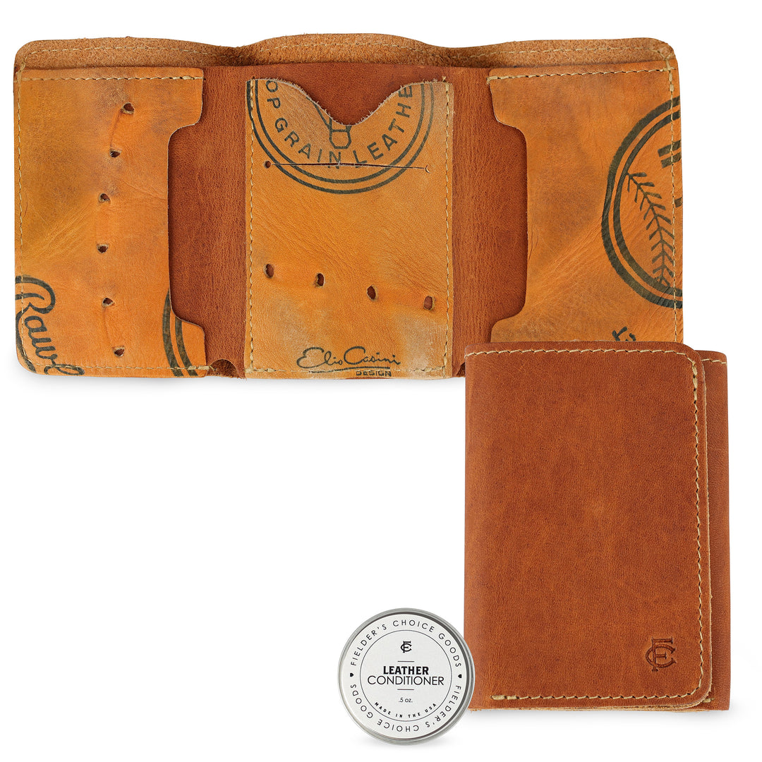 Repurposed baseball glove wallet online