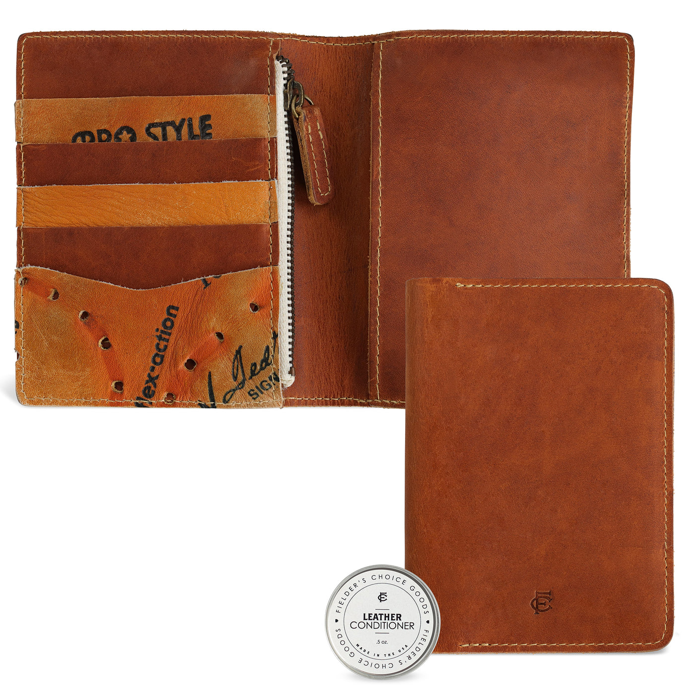 Leather Passport Cover and Travel Wallet