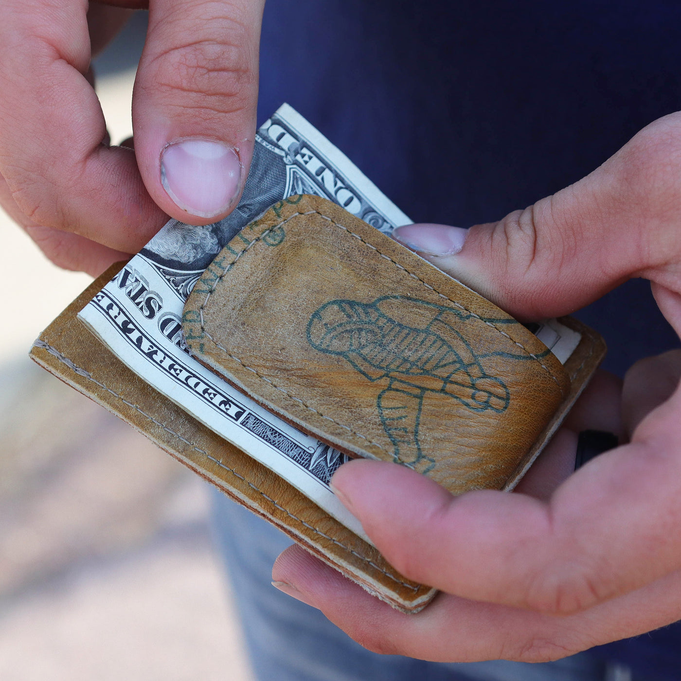 Jim Schaffer | Money Clip Card Case