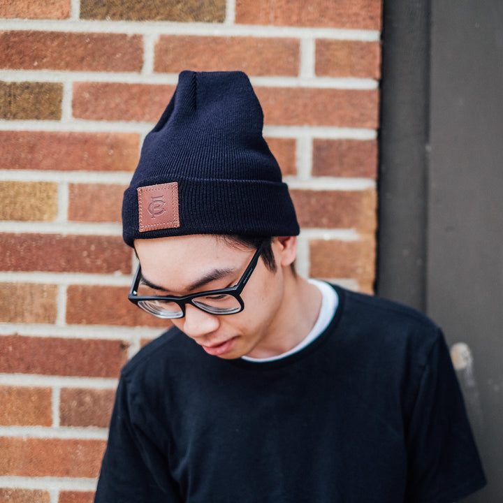Navy Blue Knit Stocking Cap – FC Goods