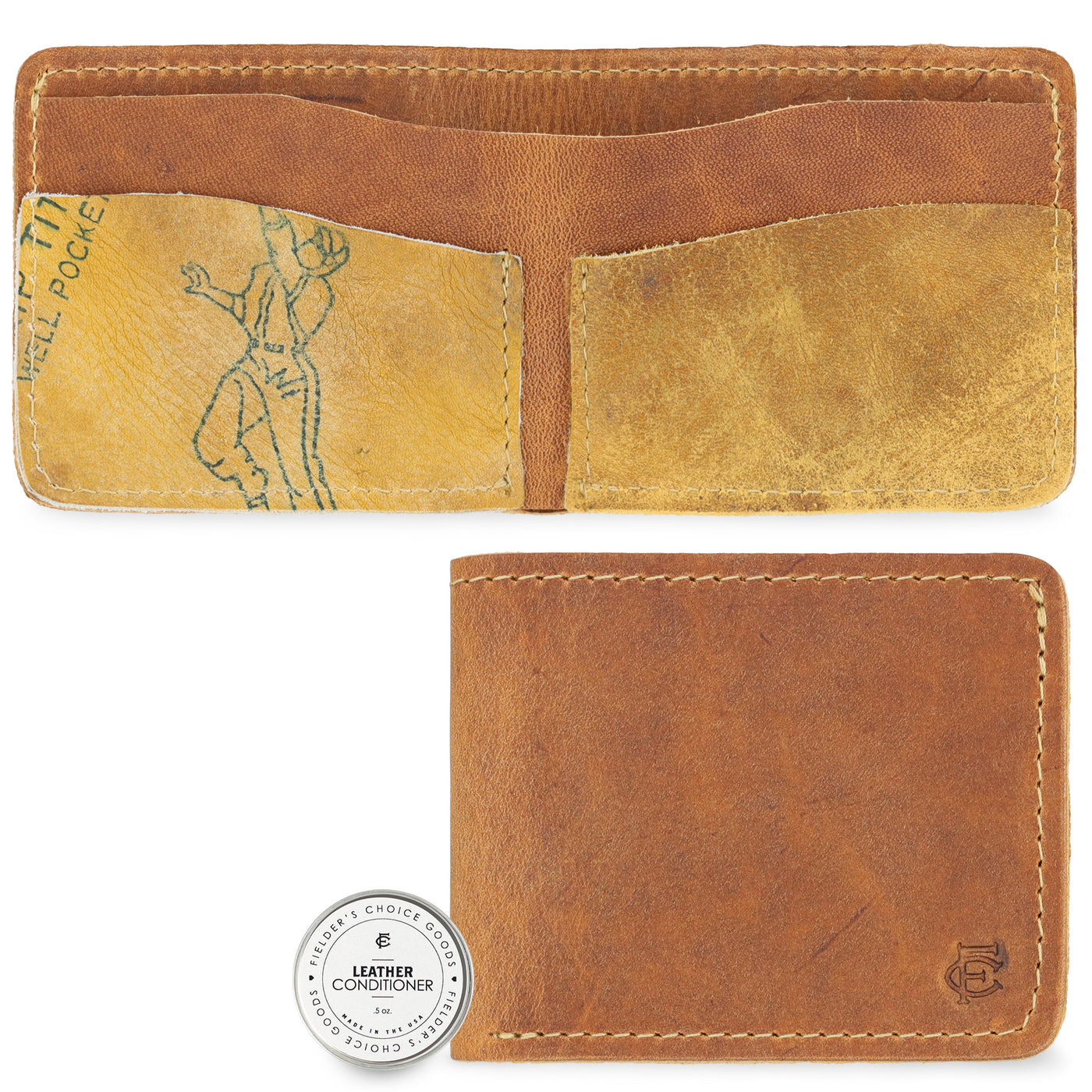 Vintage Ball Player | Billfold