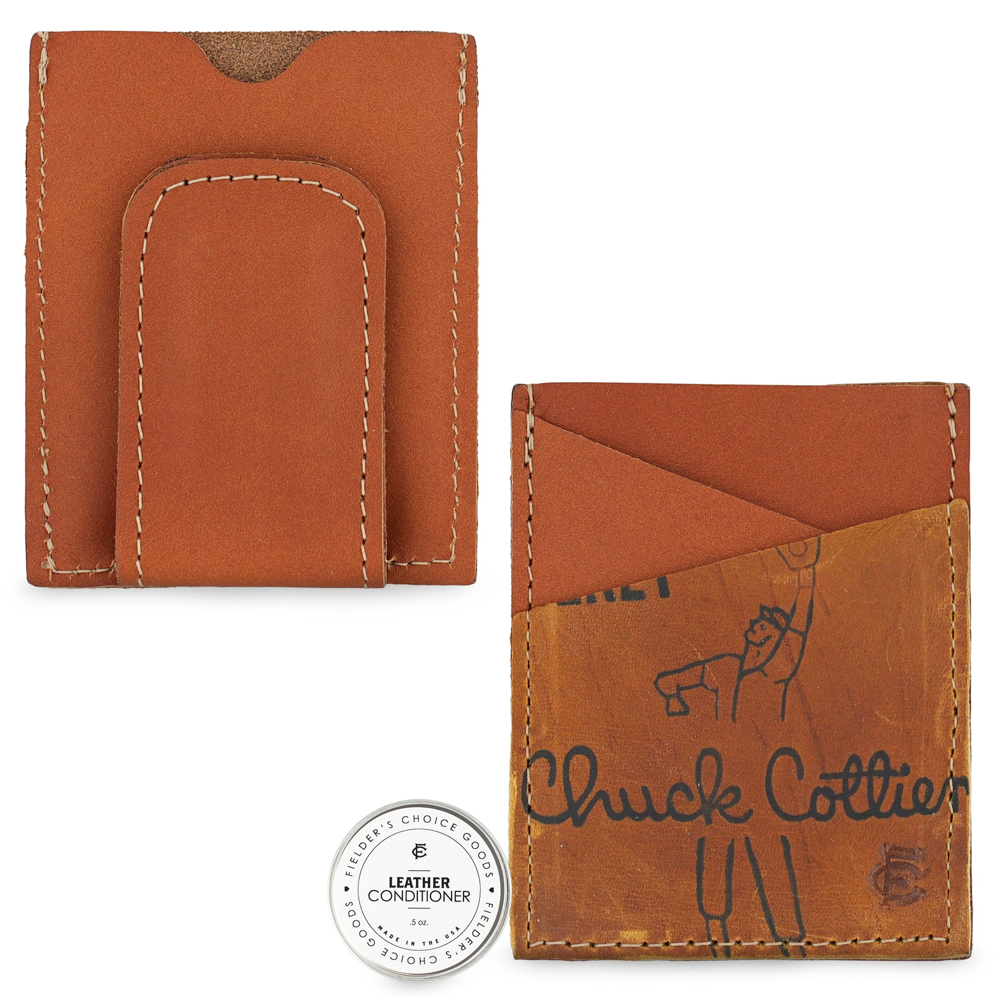 Chuck Cottier | Money Clip Card Case