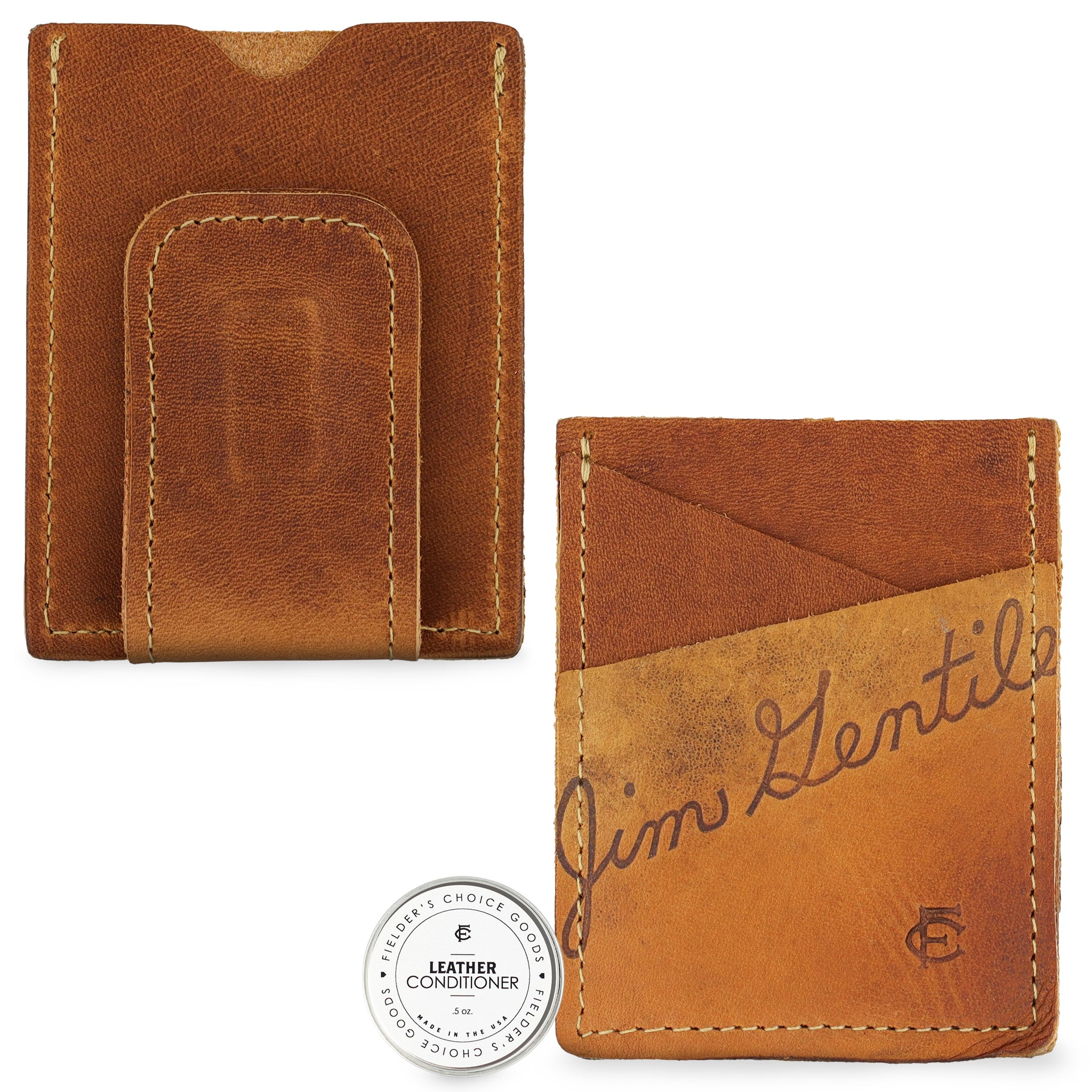 Jim Gentile | Money Clip Card Case