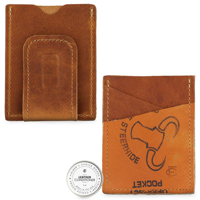 Steerhide Slim | Money Clip Card Case