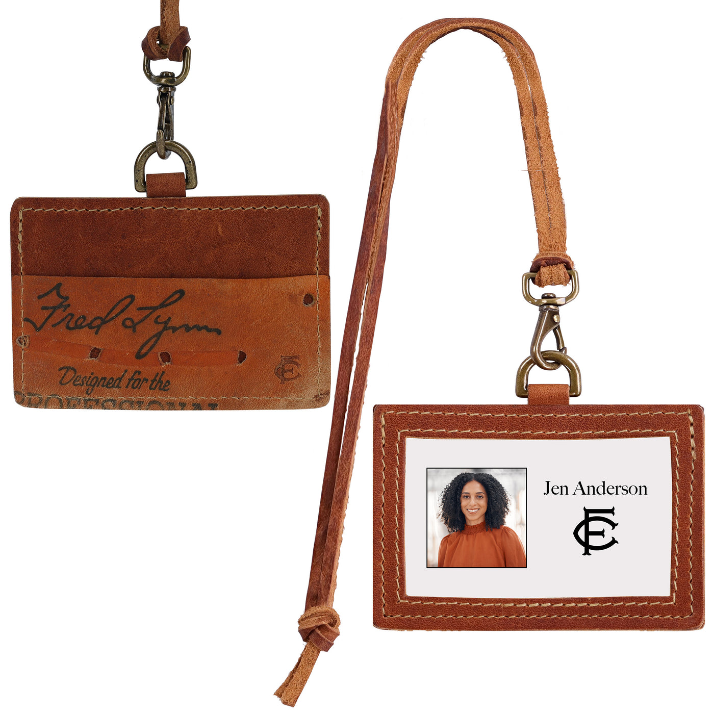 Fred Lynn | Horizontal ID Badge with Lanyard