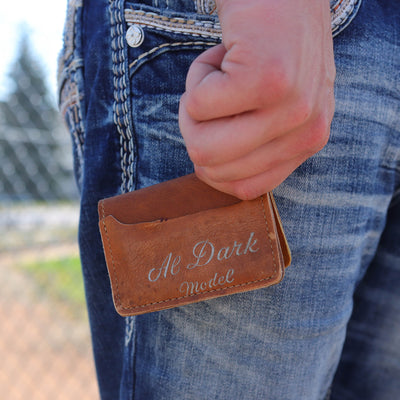 Al Dark| Bifold Card Case