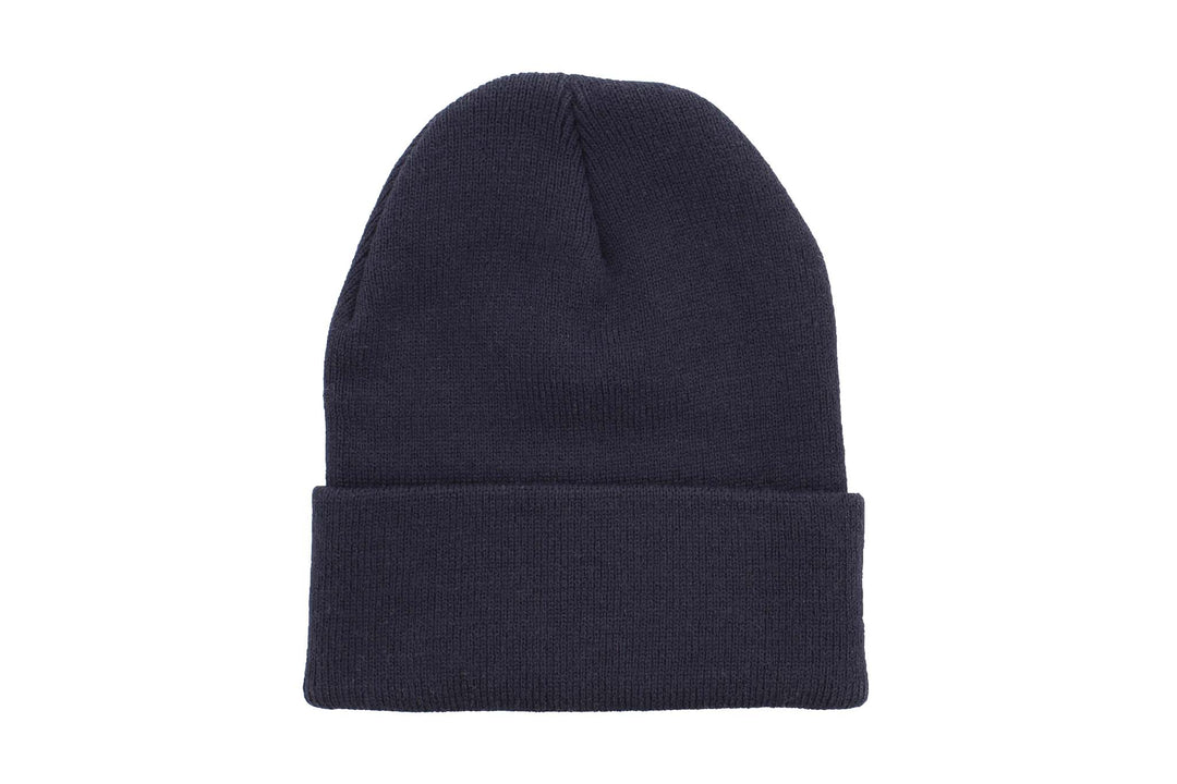 Navy Blue Knit Stocking Cap