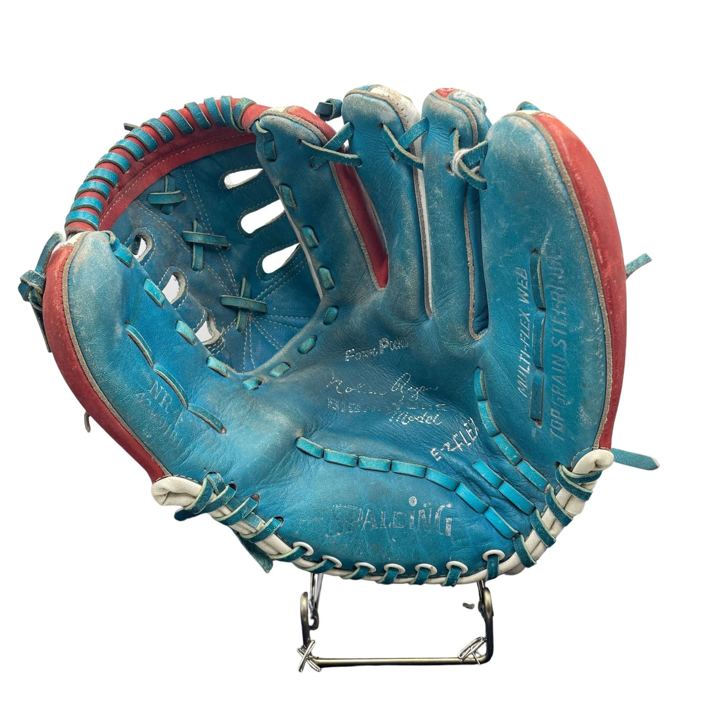 Nolan Ryan Blue Baseball Glove - G013